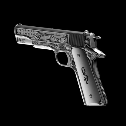 2026 Samoa General Patton's 1911 Shaped 2 oz Silver Coin