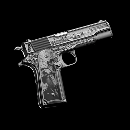 2026 Samoa General Patton's 1911 Shaped 2 oz Silver Coin