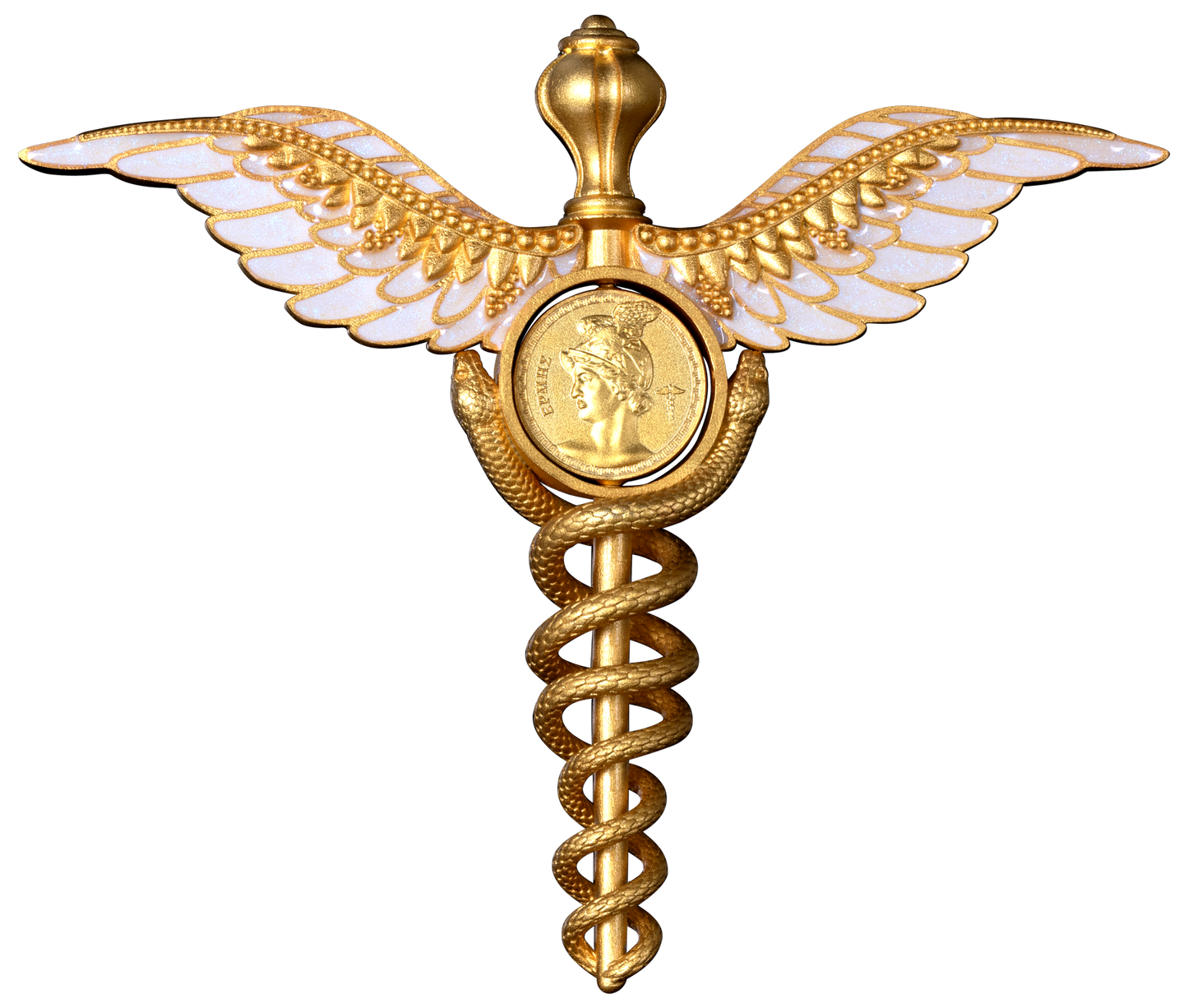In Stock! 2025 Samoa Staff of Hermes (Caduceus) 2 oz Silver Coin