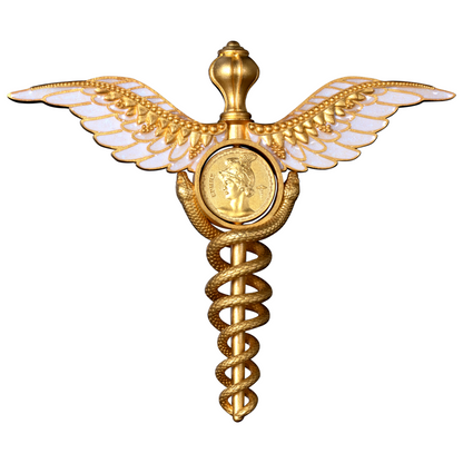 In Stock! 2025 Samoa Staff of Hermes (Caduceus) 2 oz Silver Coin