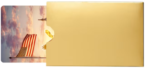 In Stock! 2026 Samoa Bald Eagle 1/1000 oz Gold Coin in Card (10/07)