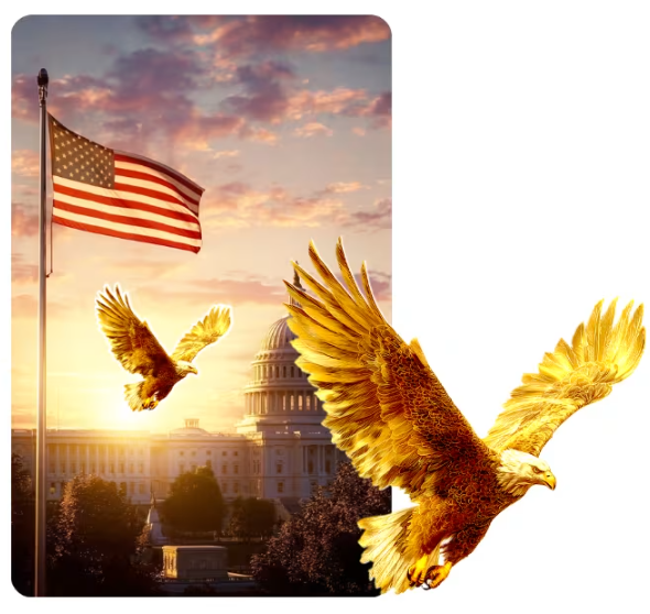 In Stock! 2026 Samoa Bald Eagle 1/1000 oz Gold Coin in Card (10/07)