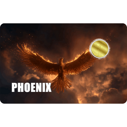 2026 Liberia Phoenix 1/200 oz Gold Coin in Card (06/15)