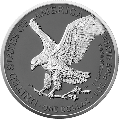 2025 U.S. Eagle Silver Ring Edition 1 oz Silver Coin (Last Day to Pre-Order 05/18)