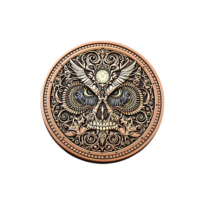 In Stock! Optical Fusions: Owmori Colorized Minted 1 oz Copper Round Toromint