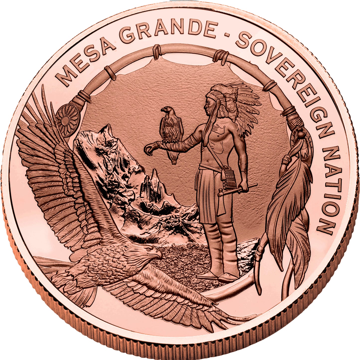 2025 Mesa Grande Bigfoot Colorized 5 oz Copper Coin