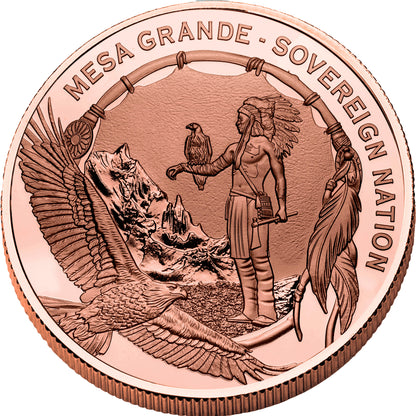 2025 Mesa Grande Bigfoot Colorized 5 oz Copper Coin