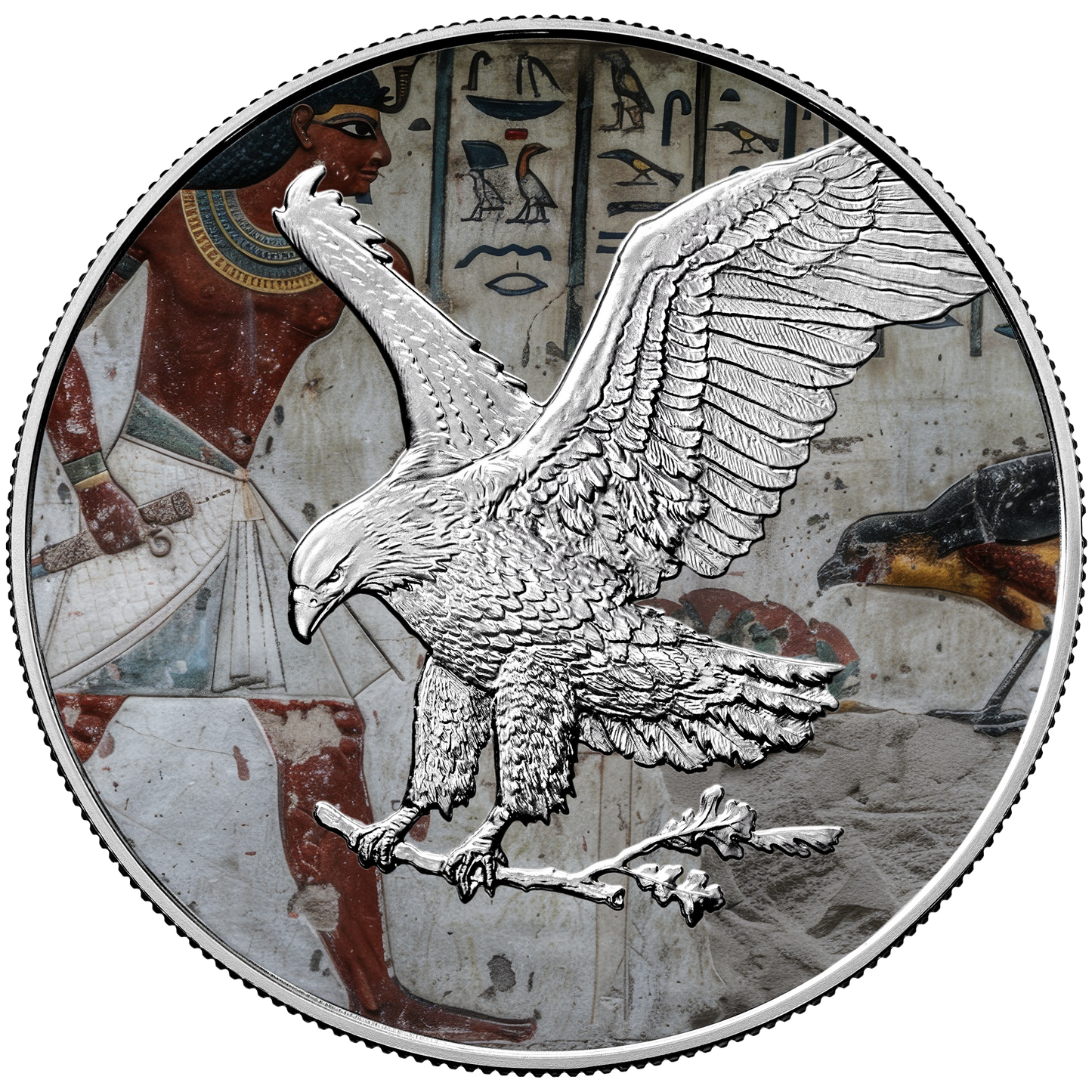In Stock! 2025 U.S. Eagle Ancient Egypt Horus Edition 1 oz Silver Coin (08/04)