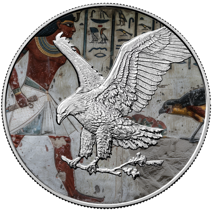 In Stock! 2025 U.S. Eagle Ancient Egypt Horus Edition 1 oz Silver Coin (08/04)