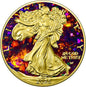 In Stock! 2025 U.S. Eagle Metal Black Opal Edition 1 oz Silver Coin (07/11)