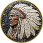 In Stock! 2025 U.S. Eagle Mosaic Native American Chief Edition 1 oz Silver Coin (08/15)