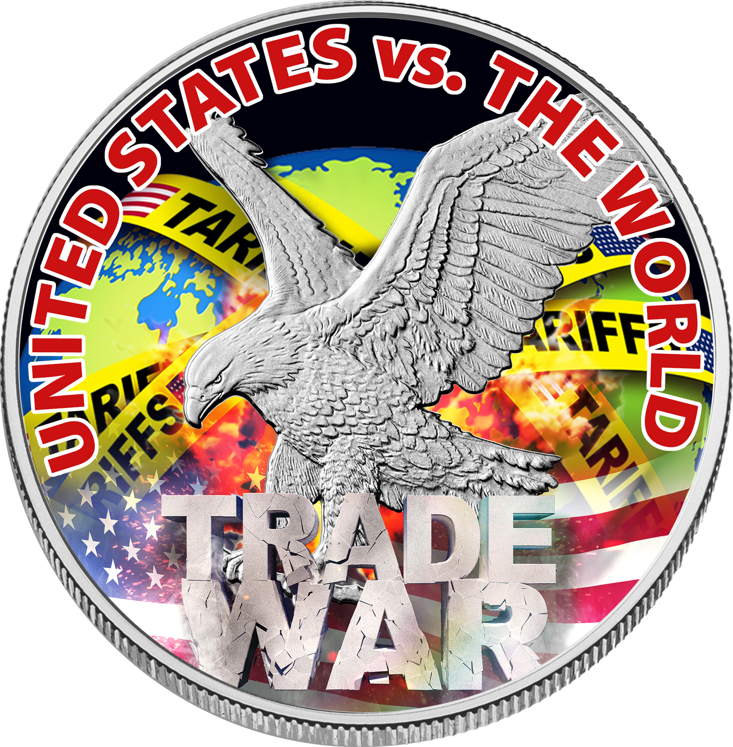 Deal of the week! 2025 U.S. Eagle The Trade War Edition 1 oz Silver Coin