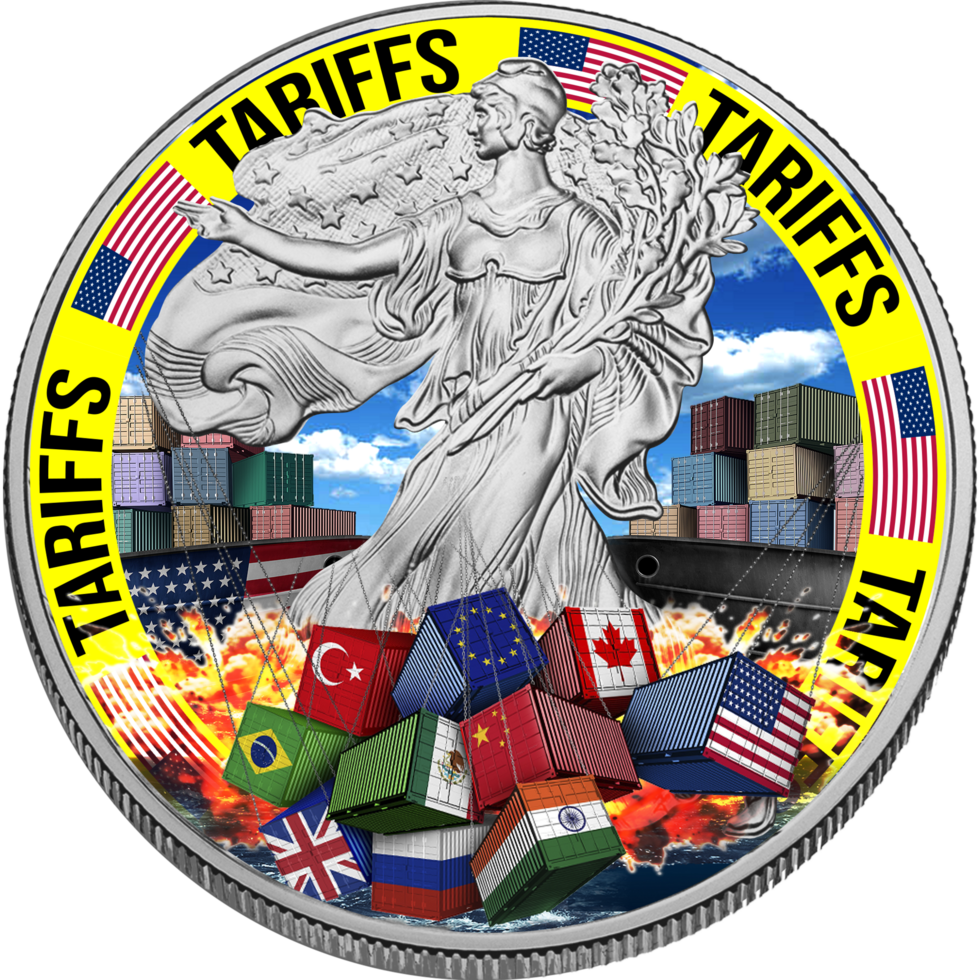 Deal of the week! 2025 U.S. Eagle The Trade War Edition 1 oz Silver Coin