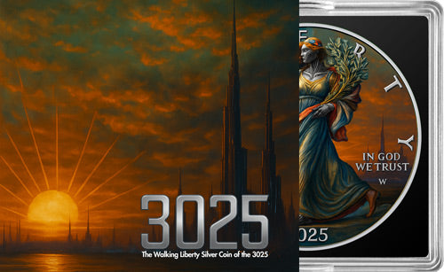 In Stock! 2025 U.S. Eagle Walking Liberty Year 3025 Edition 1 oz Silver Coin (06/27)