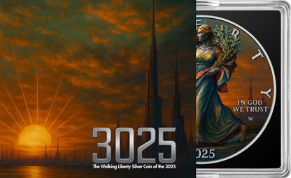 In Stock! 2025 U.S. Eagle Walking Liberty Year 3025 Edition 1 oz Silver Coin (06/27)