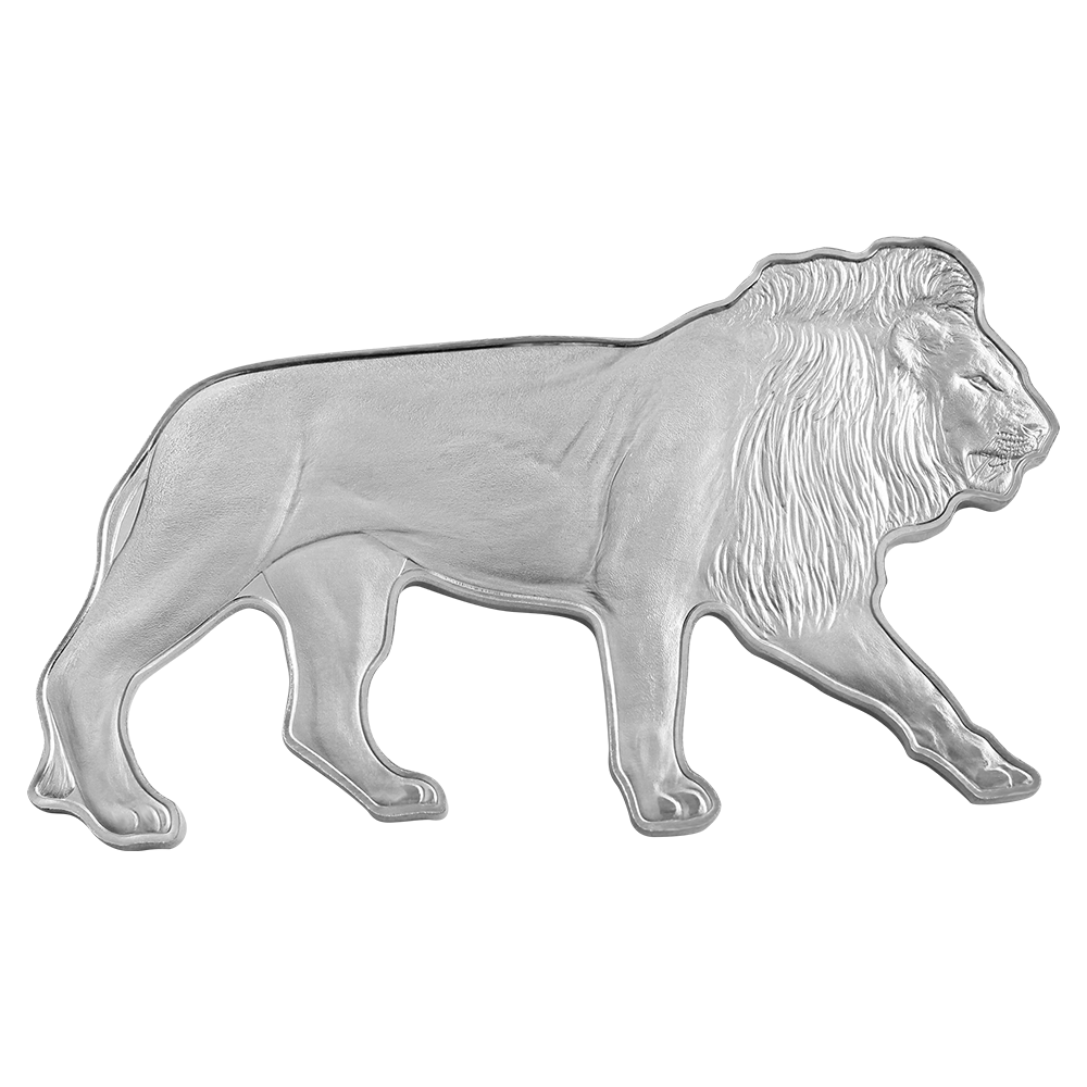 Animals of Africa - 1oz Pure Silver African Lion Coin | PAMP