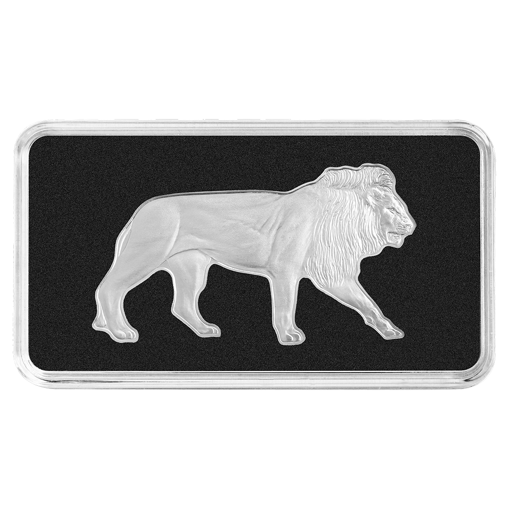Animals of Africa - 1oz Pure Silver African Lion Coin | PAMP