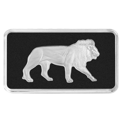Animals of Africa - 1oz Pure Silver African Lion Coin | PAMP