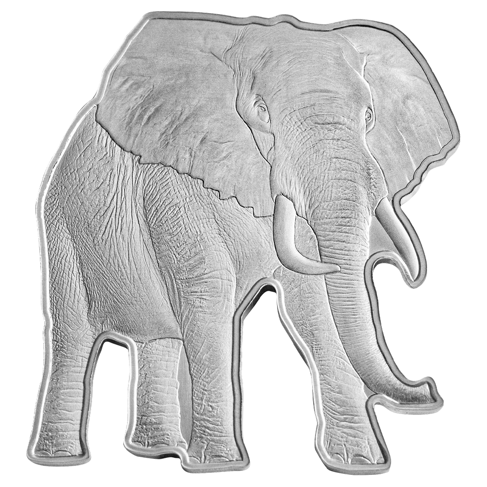 Animals of Africa - 1oz Pure Silver African Elephant Coin | PAMP