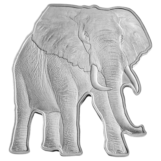 Animals of Africa - 1oz Pure Silver African Elephant Coin | PAMP