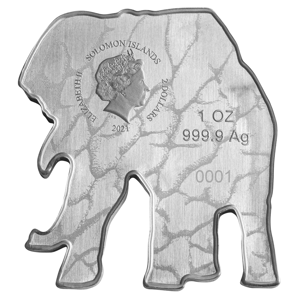 Animals of Africa - 1oz Pure Silver African Elephant Coin | PAMP