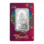 2024 Diwali - Lakshmi & Peacocks 1oz Pure Silver Bar | PAMP