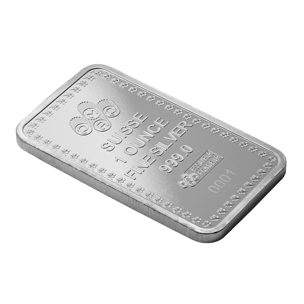 2024 Diwali - Lakshmi & Peacocks 1oz Pure Silver Bar | PAMP