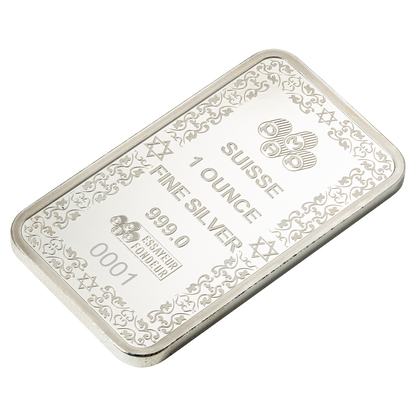 1oz Pure Silver Bar - Star of David | PAMP