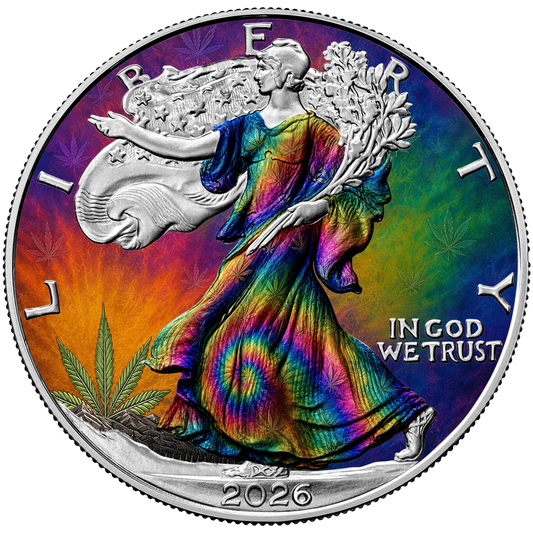 2026 U.S. Eagle Weed Edition 1 oz Silver Coin