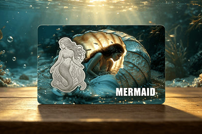 2026 Mermaid Shaped 1/500 oz Palladium Coin in Card (06/18)