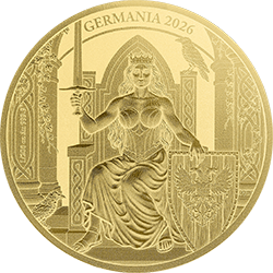 2026 Germania Lady Germania 1/200 oz Gold Round in Card (07/13)