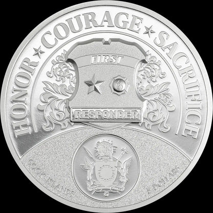 2026 Cook Islands First Responders Police & Firefighters 2 x 1 oz Silver Coin Set (06/17)