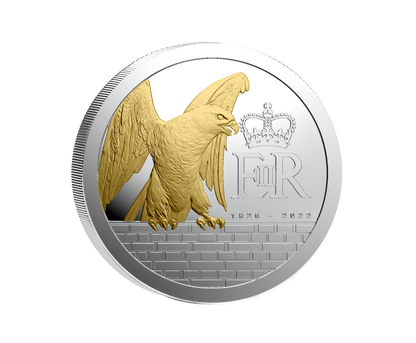 2026 Pitcairn Islands Queen's Beast Gold Gilt 5 x 1 oz Silver Coin Set (08/03)