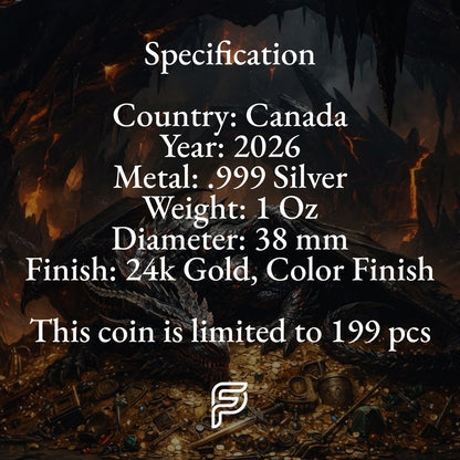 2026 Canada Maple Leaf Crown Guardian Edition 1 oz Silver Coin
