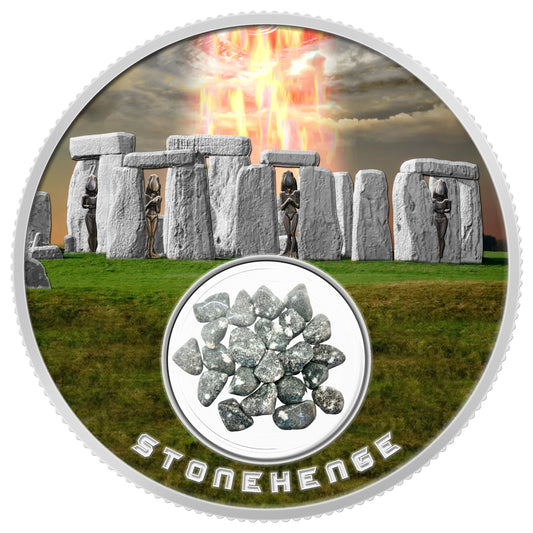 2025 Mesa Grande Built By Aliens - Stonehenge Colorized 1 oz Silver Coin