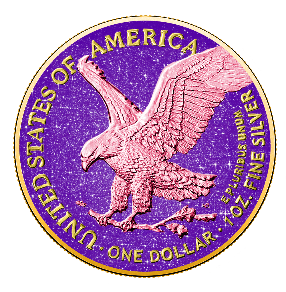 2026 U.S. Eagle Royal Amethyst Edition 1 oz Silver Coin (06/29)