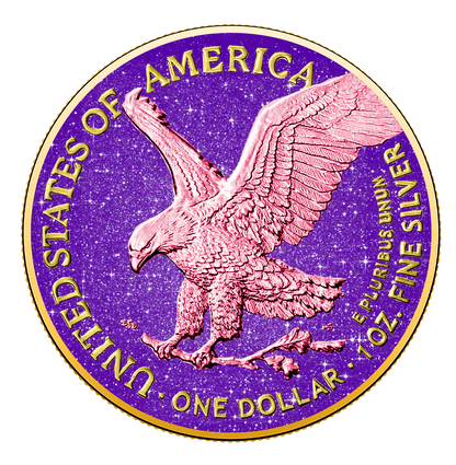 2026 U.S. Eagle Royal Amethyst Edition 1 oz Silver Coin (06/29)