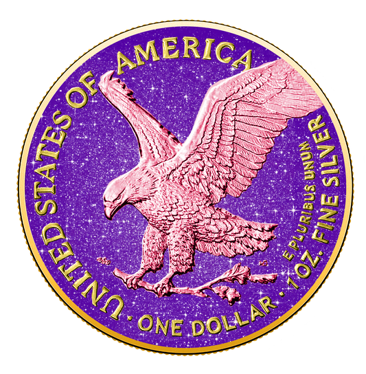 2026 U.S. Eagle Royal Amethyst Edition 1 oz Silver Coin (06/29)