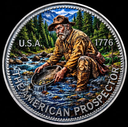 2026 Engelhard 250 Years of USA Prospector Colorized 4 x 1/2oz Silver Round Set