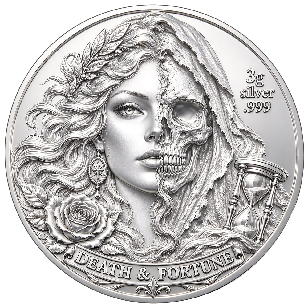 Death and Fortune 3g Silver Medal