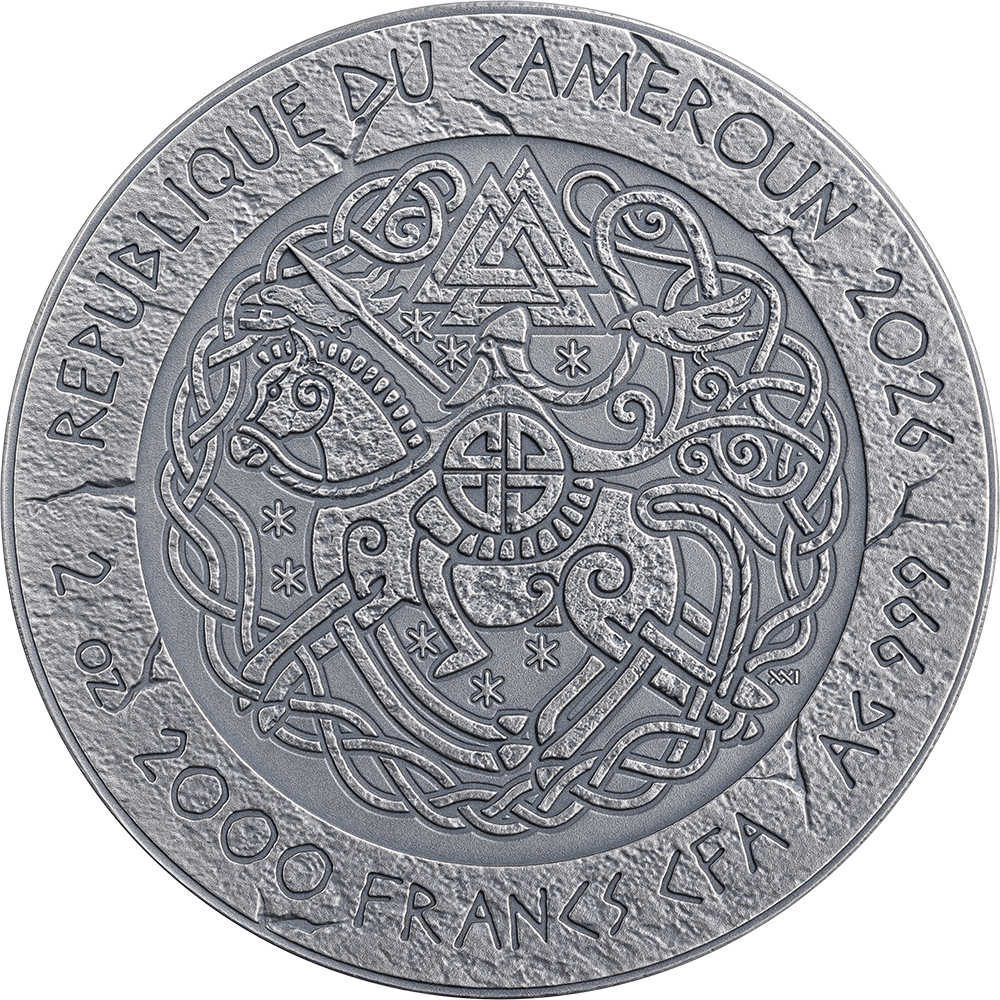 2026 Cameroon The Way to Valhalla - Lagertha 2 oz Silver Coin