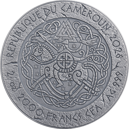 2026 Cameroon The Way to Valhalla - Lagertha 2 oz Silver Coin