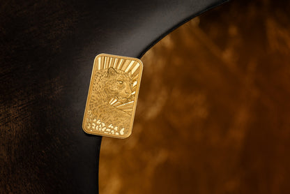 2026 Cook Islands Barre de Luxe - Leopard 0.5g Gold Coin - Capsule & COA