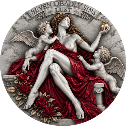 2026 Truth Guard Seven Deadly Sins - Lust 2 oz Silver Coin