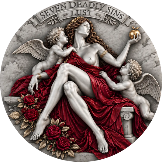 2026 Truth Guard Seven Deadly Sins - Lust 2 oz Silver Coin