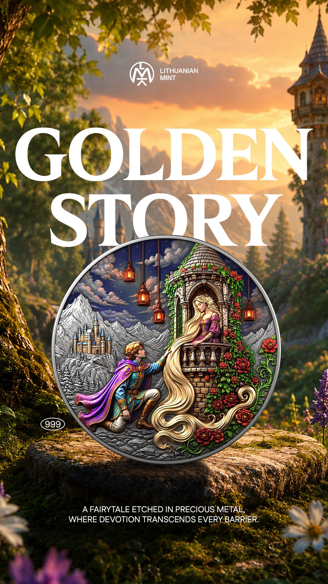 2026 Liberia Golden Story 2 oz Silver Coin (08/07)