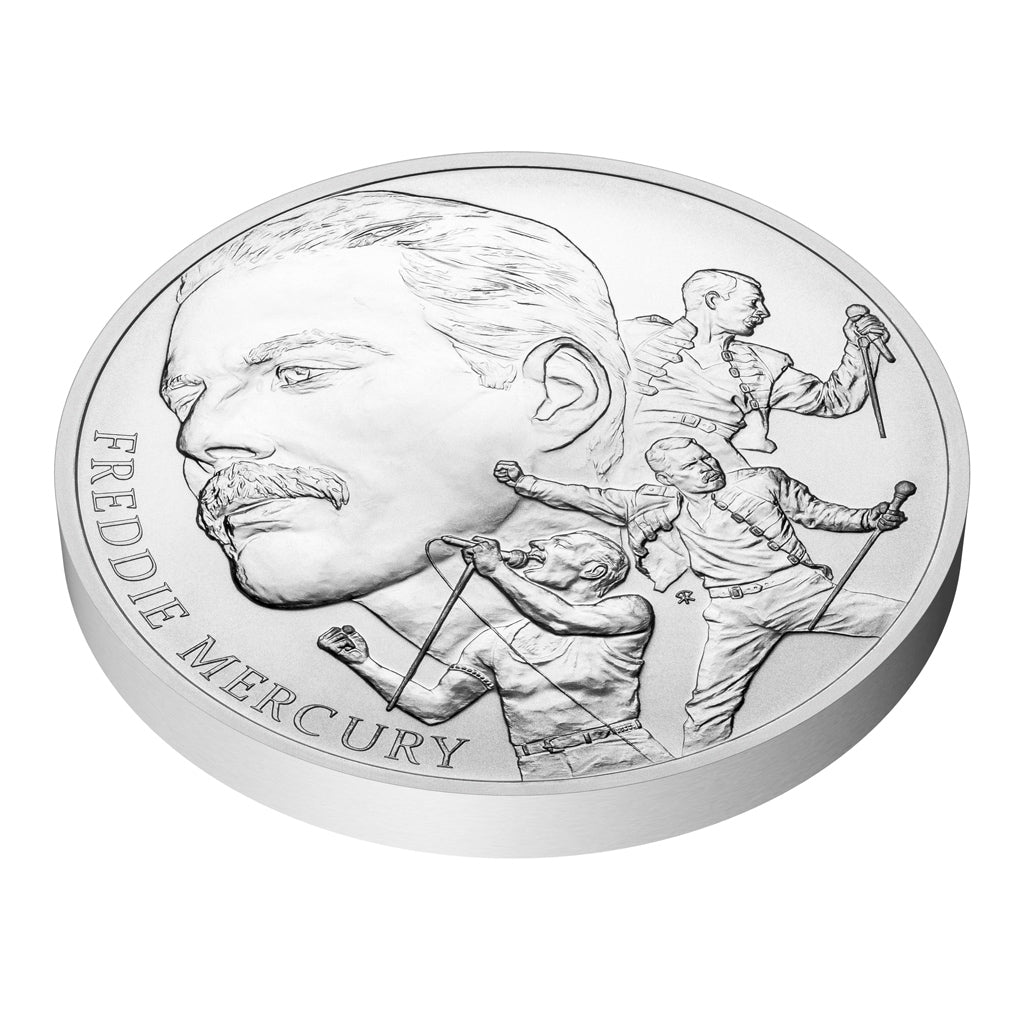 2026 Niue Freddie Mercury Proof 5 oz Silver Coin