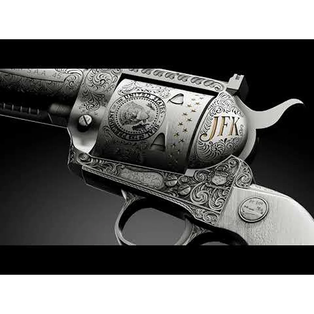 2027 Samoa JFK's Revolver Shaped 2 oz Silver Coin