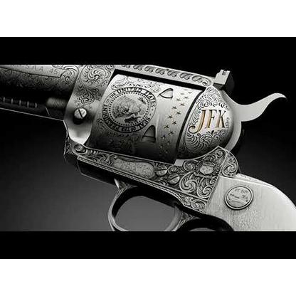 2027 Samoa JFK's Revolver Shaped 2 oz Silver Coin