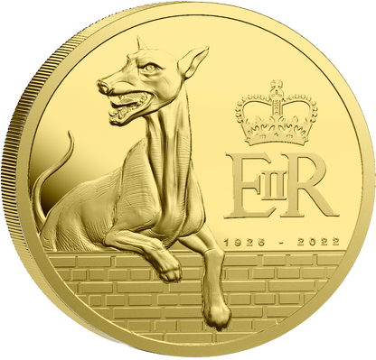 2027 Pitcairn Islands Queen's Beast Greyhound 0.5g Gold Coin